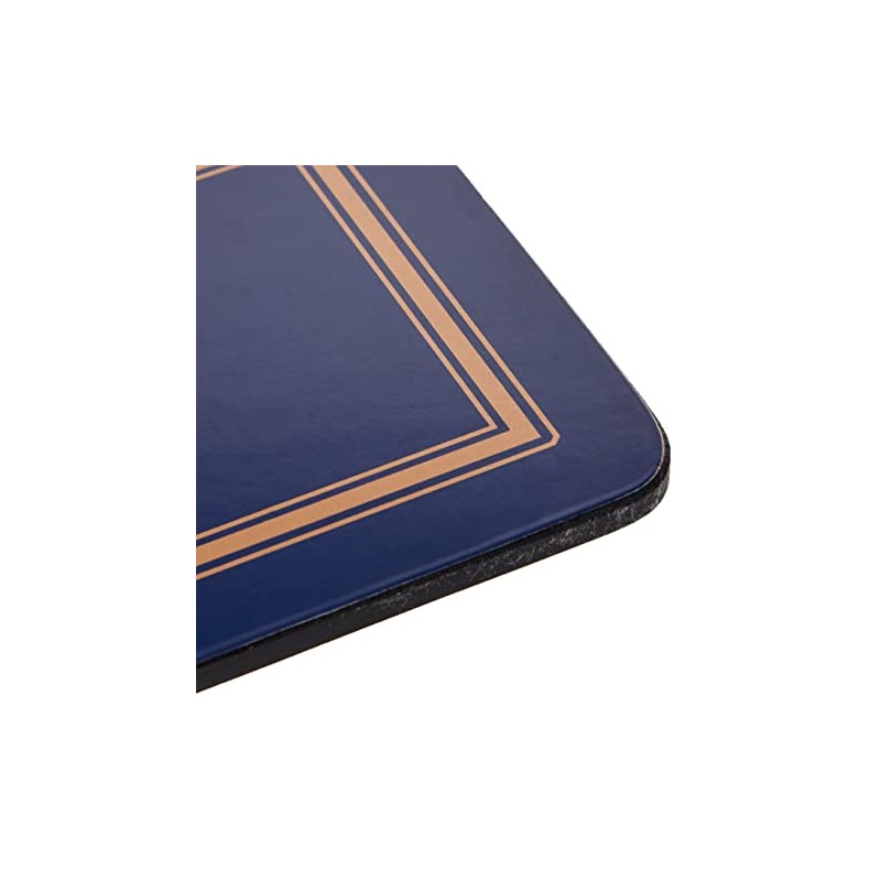 Pimpernel Classic Midnight Coasters, Set of 6,Multi Coloured,10.5 x 10.5