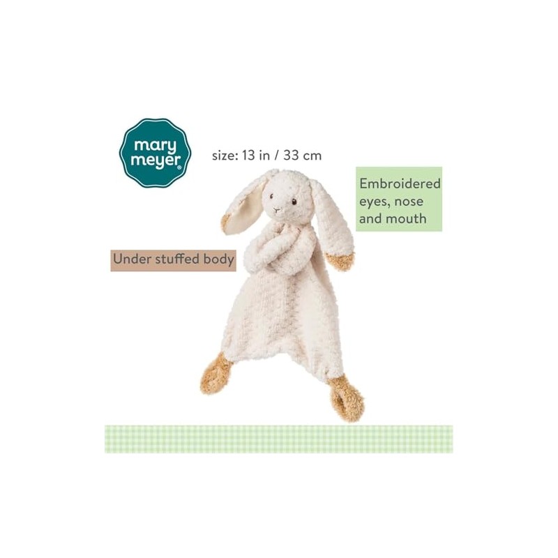 Mary Meyer Juguete suave Lovey, 13 pulgadas, conejo de avena