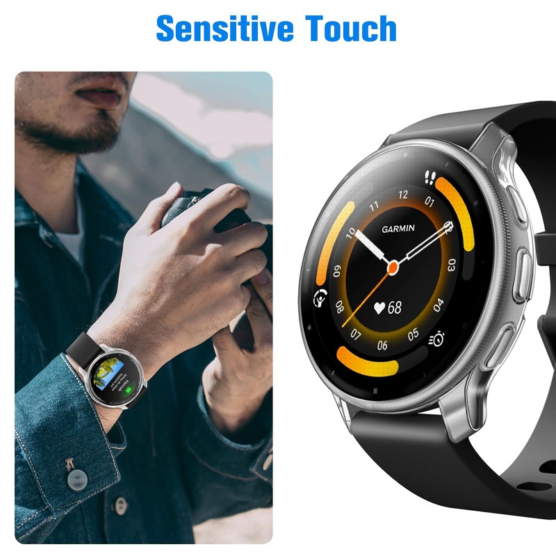 Fintie Protective Case Compatible with Garmin Venu 3 (45 mm),