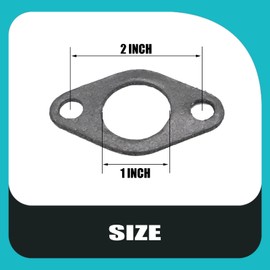 690970 273485 Exhaust Gasket Compatible with Most 401000, 403000, 404000, 405000 Model Engines （2 Pack）