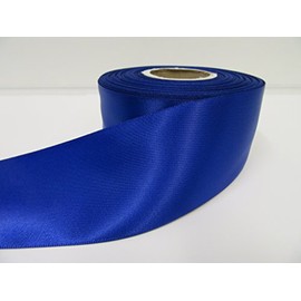 2 metres of 50mm Satin Ribbon Royal Blue Double Sided 5cm 2" 2 Inch