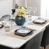 ASYOUWISH Set of 6 PVC Kitchen Table Place Mats, Non-Slip
