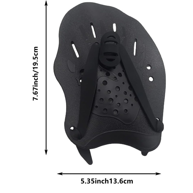 Swimming Training Hand Paddle , Swimming Training Paddle Adjustable Diving