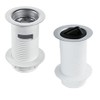 McAlpine BSW2 1.25" White Plastic Basin Waste - Backnut Model