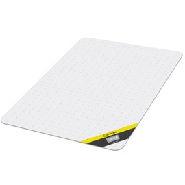 Vicwe Office Chair Mat for Carpet, 32'' x 48'' Computer Desk Chair Mat for Carpeted Floors, Easy Rolling Hard Mat for Office Chair on Carpet, Anti-Slip Carpet Protector Mat Clear, Ship Flat