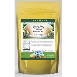 Buchu, Saw Palmetto, and Uva Ursi Formula Tea (25 tea bags, ZIN: 512134) - 3 Pack