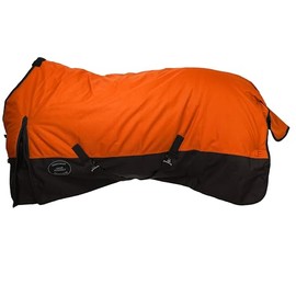 Showman Waterproof & Breathable 1200 Denier Turnout Horse Blanket (Orange, 80")