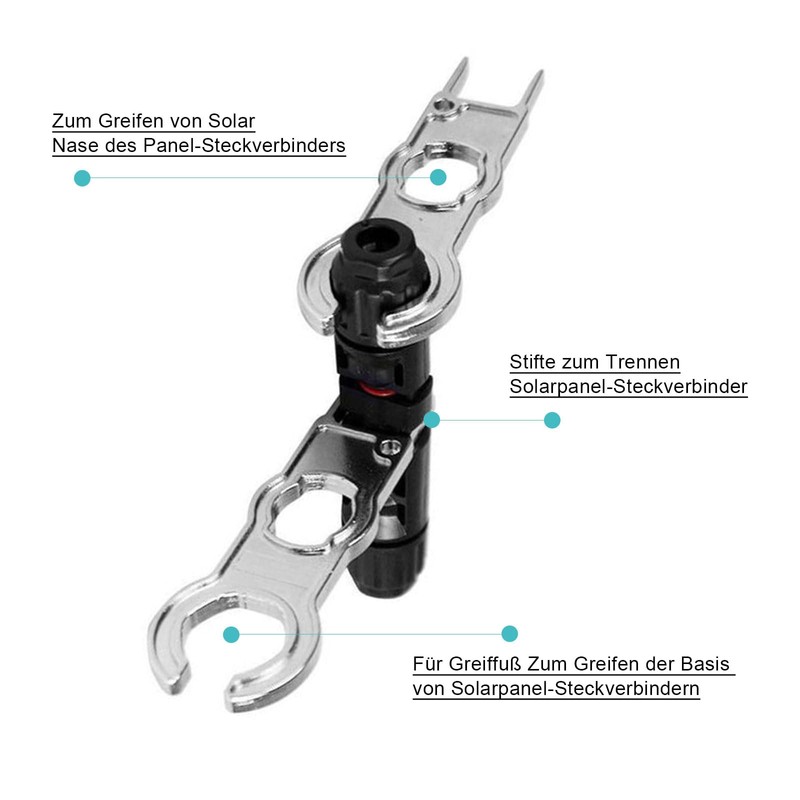 VZU 2 Piece Key Spanner, MC4 Key Tensioner Set, Solar