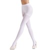 leg elegant Women's 80 Den Microfiber Soft Opaque Tights Pantyhose