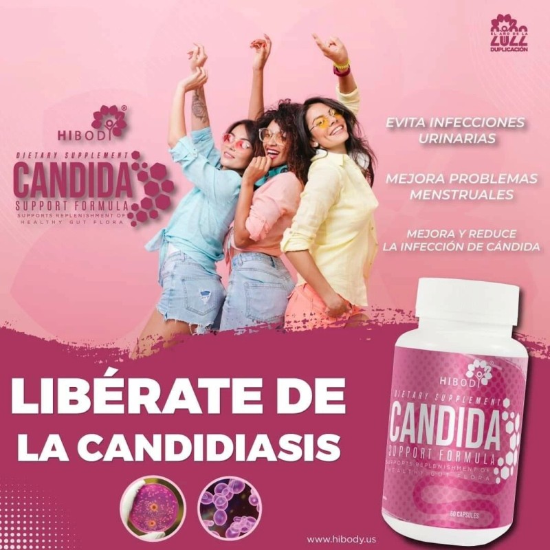 100% Pure Hibody liverate de la candidiasis y mejora tu