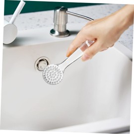 Baluue 3pcs Nail Cleaning Brush with Protective Covers Durable Manicure Scrub Brush for Fingernails and Toenails Dense Bristles for Cleaning and Skin Protection