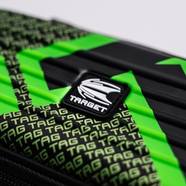 TARGET Darts TAKOMA WALLET Regular Size Dart Case, Holds 3 Darts, EVA Protection, Dart Holder, Inner Storage, Professional Dart Accessories, green, Green