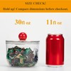 DLRDLR 30oz Plastic Candy Dish with Airtight Lid for Office