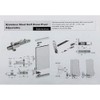 Ranbo Commercial/Home Self Closing Door Pivot Hinges Heavy Duty Hidden