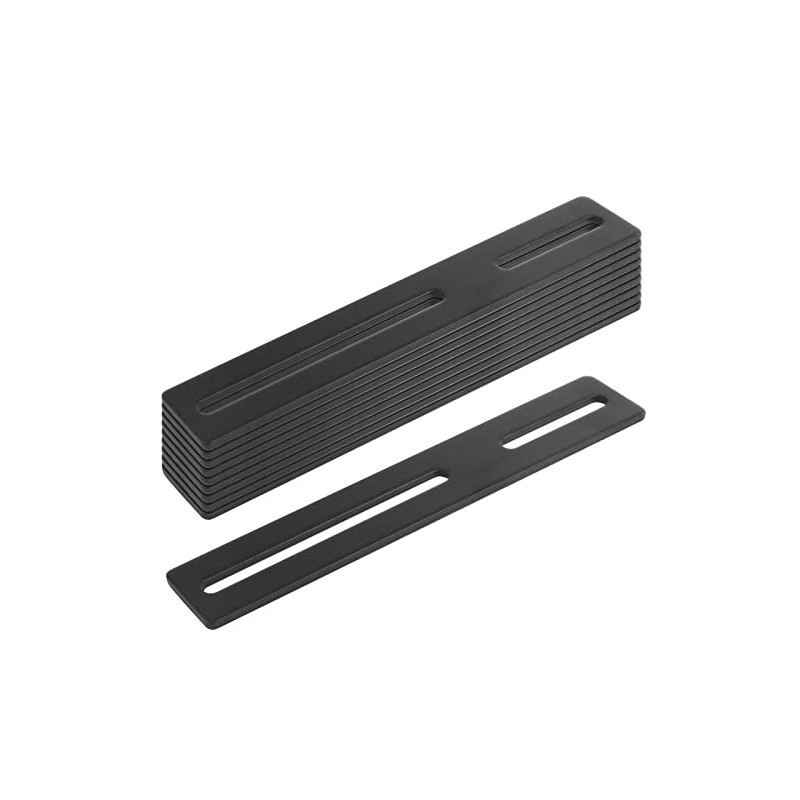 10 PCS Black Adjustable Flat Mending Plate with Slotted Hole