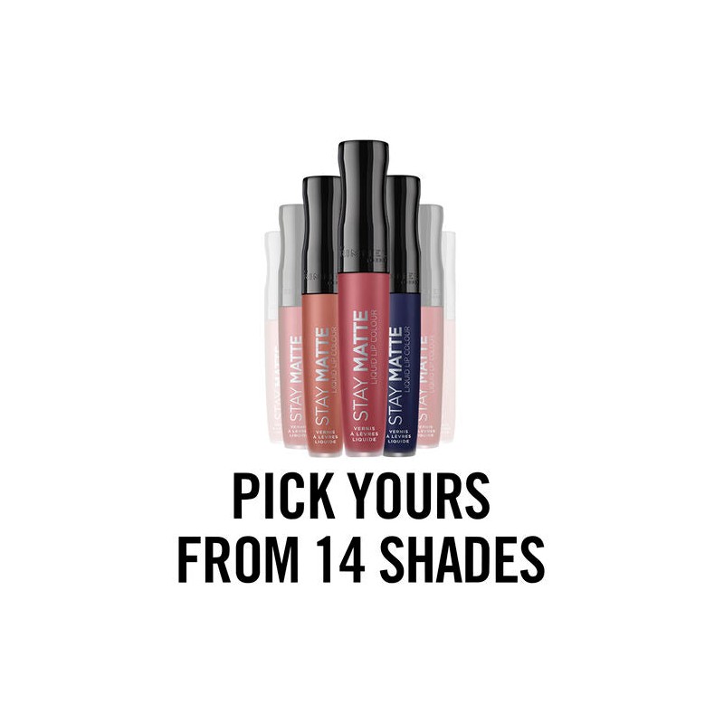 Rimmel Stay Matte Liquid Lip Colour 200 Pink Blink