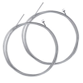 Laveroar 2 Pack Bike Brake Cables, Brake Cables Gear Cables for Bicycles, Suitable for Road Bikes, Mountain Bikes, MTB
