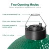 Quantfire Cast Iron Cap for Big Green Egg Dual Function