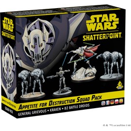 Star Wars Shatterpoint Appetite for Destruction SQUAD PACK - Tabletop Miniatures Game, Strategy Game for Kids and Adults, Ages 14+, 2 Players, 90 Minute Playtime, Made by Atomic Mass Games