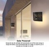 Outdoor Wall Light Solar Powered Wall Mounted Plastic and Iron