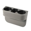 Gray Multifunctional Car Cup Holder Car Seat Organizer Gap Filler