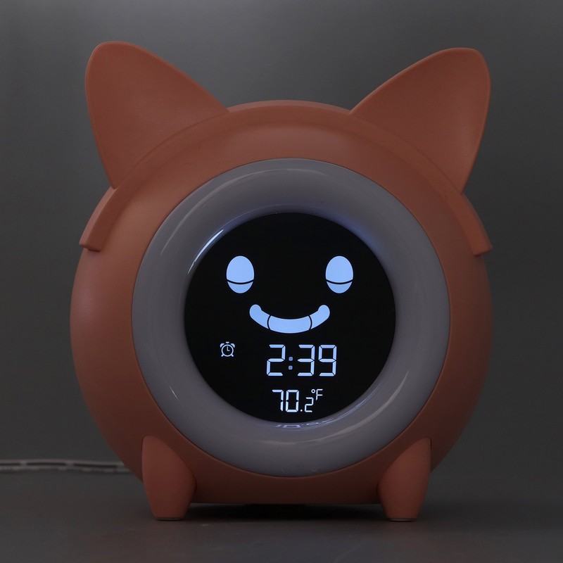 Kids Cartoon Wake Up Machine Mini Digital Night Light Nap