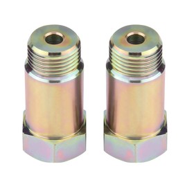 Lambda Sensor Adapter, 1 Pair 45 mm M18 x 1.5 O2 Oxygen Sensor Extender Exhaust System Lambda Sensor Eliminator Extender Adapter
