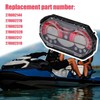 278002270 278002144 LCD Digital Jet Ski Speedometer Red Fit for