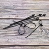Create idea 100pcs Push Mount Winged Chassis Cable Ties for