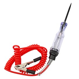 Car Circuit Tester Automotive Truck Fuse Tester Pen Universal Test Light Electrical Circuit Continuity Tester with Retractable Spring Wire and Crocodile Clip for Low Voltage Systems Fuse Etc