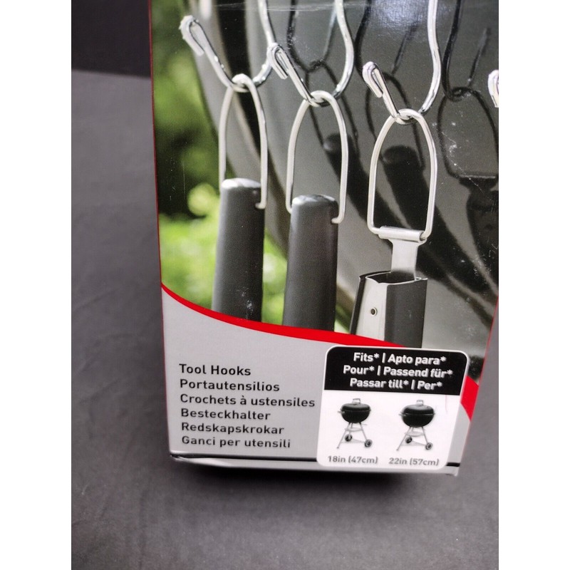 Weber BBQ Grill Tool Holder 7401 18.5 and 22.5" Charcoal