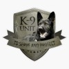 K-9 Unit Window Bumper Sticker Decal 5"