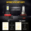 CHUSYYRAY 4X LED Headflight For Can-Am Defender HD5 HD8 HD10