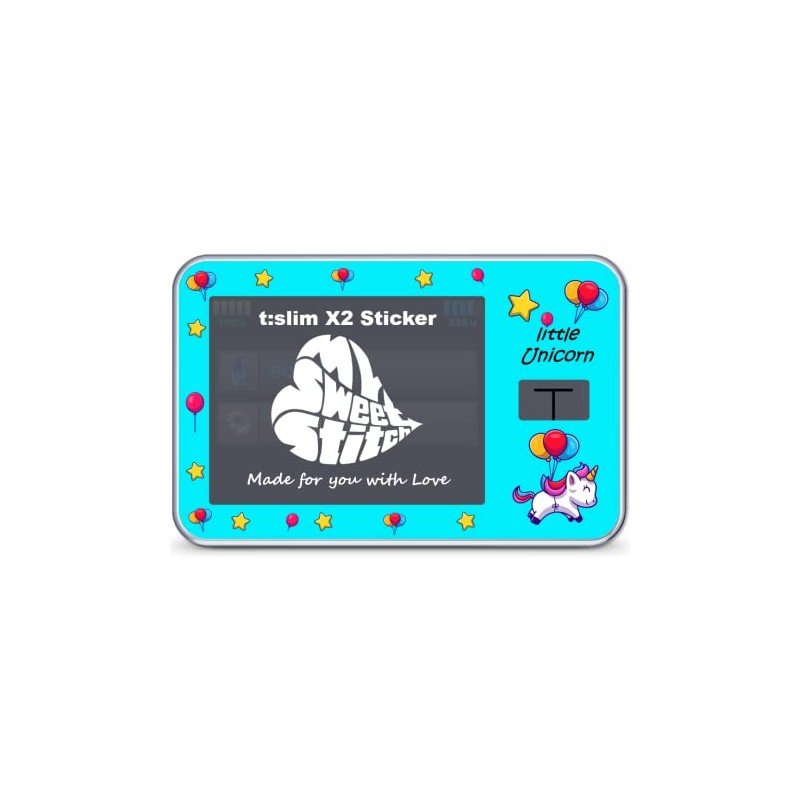 MySweetStitch, Tandem t:Slim X2 Sticker, Little Unicorn, Made in Germany