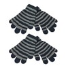 WESTEND CHOICE 2 Pairs Kids Gloves Boys Girls Warm Magic