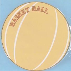 Ehime Shikko EM-SB03 Round Colored Paper Basketball, φ9.4 inches (240 mm), Pack of 1