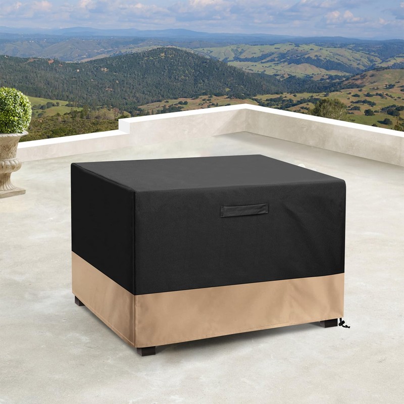 Stanbroil 42-Inch Square Fire Pit Cover, Waterproof Patio Cover for