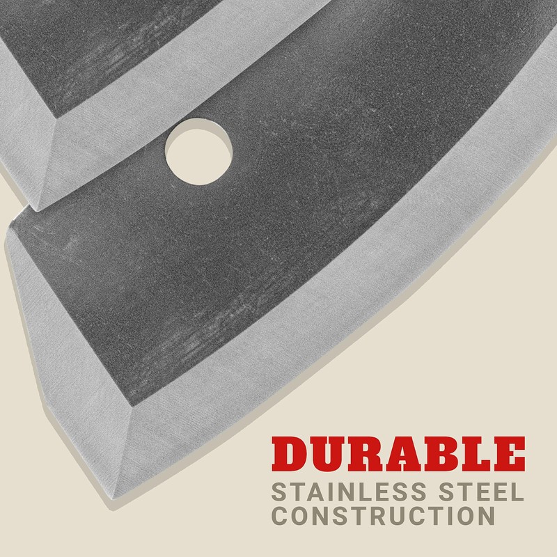 Eskimo® 43111 Turbo Blades, 10 Inch, Ice Augers, Stainless Steel