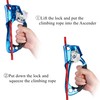 kissloves Climbing Hand Ascender Outdoor Mountaineering Tree Arborist Climbing Rappelling