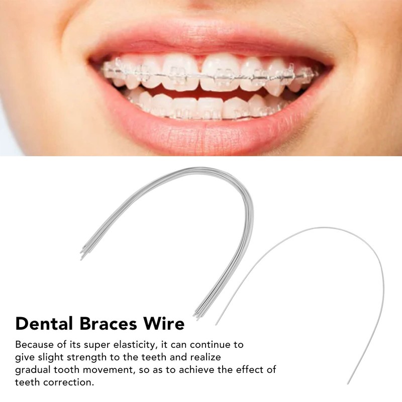 50PCS 0.017x0.022in Nickel Titanium Ortho Orthodontic Arch Wire Dental Wire