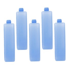 Abaodam 5pcs Reusable Ice Packs for Coolers Freezer Packs for Lunch Boxes Food Drinks and Milk High Efficiency Cooling for Long Distance Transport Compact and Multipurpose Design Blue