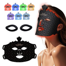Red Light Mask for Face Women - 7 Colors Red Light Face Mask, Face Mask Skincare at Home, Cordless Device, Skin Treatment Mask Suitable for Women