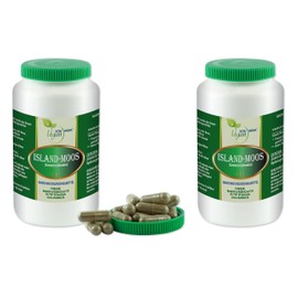 VITA IDEAL Vegan® Iceland Moss 2 x 360 Capsules Centaria Islandica Icelandic Moss Daily Serving 850 mg Icelandic Moss Pure Powder. Vegetable and without Additives, Original from Vitadeal.