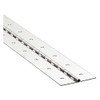 Continuous Hinge, Nickel, 8 ft. L, 3 in. W