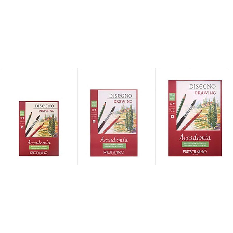 FABRIANO Accademia AC05 Drawing 200g 30sheets for Oil Pastel (A4)