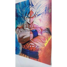 3D Holographic Lenticular Poster 3-in-1 SSJ4 GOKU, MUI GOKU!!!    *special