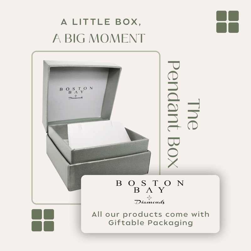 Boston Bay Diamonds Reversible Double Sided Freeform Round Diamond Capricorn