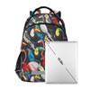 JHKKU Kids Backpack for Boys Girls Bookbags Colorful Exotic Birds