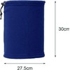 Qrity 2 Piece Drawstring Neck Warmers, Polar Fleece Neck Warmers,