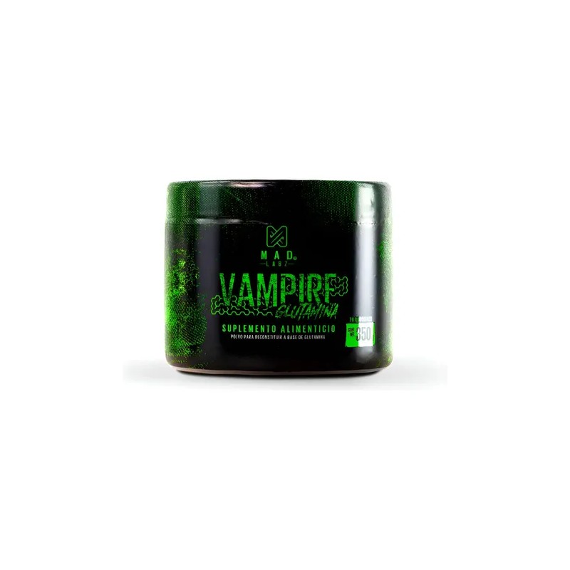 L-glutamina Mad Labz 350g 70 Servicios 100 Pura